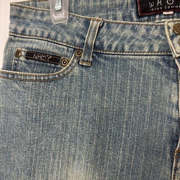 Who? Jeans company y2k vintage flare bell bottoms size 11 - Picture 5 of 7